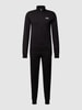 EA7 Emporio Armani Trainingsanzug mit Label-Details Schwarz