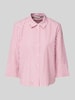 Tom Tailor Loose Fit Bluse mit Streifenmuster Pink