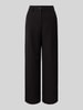 Pieces Wijde broek met viscose, model 'KAMIL' Zwart