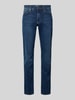 Brax Straight Fit Jeans mit 5-Pocket-Design Modell 'Cadiz' Blau