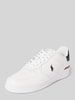 Polo Ralph Lauren Low Top Sneaker mit Logo-Stitching Modell 'MASTERS' Weiss