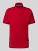 HECHTER PARIS Poloshirt met korte knoopsluiting Lichtrood