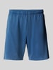 Mazine Regular Fit Sweatshorts mit Label-Detail Blau