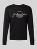 Jack & Jones Sweatshirt mit Label-Print Modell 'FERRIS' Black