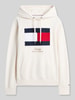 Tommy Hilfiger Hoodie mit Logo-Print Offwhite