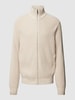 MCNEAL Strickjacke mit Stehkragen Sand