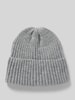 Jack & Jones Beanie mit breiter Krempe Modell 'ATLAS' Hellgrau Melange