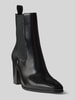 Lauren Ralph Lauren Stiefelette aus echtem Leder mit Logo-Detail Black