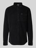 Tommy Jeans Regular fit corduroy overhemd van puur katoen Zwart