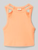 s.Oliver RED LABEL Slim Fit Tank Top mit Cut Outs Apricot