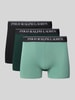 Polo Ralph Lauren Underwear Boxershort met band met label in een set van 3 stuks Donkergroen gemêleerd