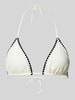 Jake*s Casual Bikinitop in triangelmodel Offwhite