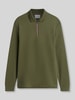 Tommy Hilfiger Regular Fit Poloshirt aus reiner Baumwolle Modell 'LIQUID' Oliv