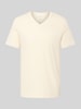 s.Oliver RED LABEL Regular Fit T-Shirt aus reiner Baumwolle Sand