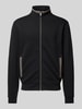 bugatti Sweatjacke mit Stehkragen Black