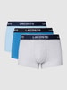 Lacoste Trunks mit Label-Details im 3er-Pack Bleu