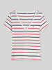 Tommy Jeans t-shirt o kroju slim fit z mieszanki bawełny Biały