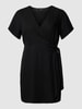 Vero Moda Curve Knielange PLUS SIZE jurk met 1/2-mouwen, model 'MYMILO' Zwart