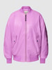 REVIEW Jacke in Leder-Optik Neon Pink