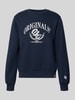 JACK & JONES Bluza z nadrukiem z logo model 'FREDERIKSBERG' Granatowy
