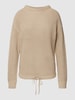 Jake*s Casual Gebreide pullover met structuurmotief Beige