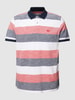 MCNEAL Poloshirt in colour-blocking-design Rood