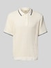 Jack & Jones Premium Poloshirt mit Strukturmuster Modell 'BLUCOHEN' Weiss