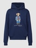 Polo Ralph Lauren Hoodie mit Label-Print Marineblau