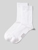 camano Socken mit Label-Detail Modell 'SILKY FEEL' Weiss