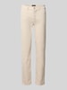 Marc Cain Smalle broek van katoenmix met modal-aandeel model 'SILEA' Offwhite