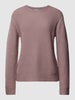 Tom Tailor Gebreide pullover met ronde hals Mauve