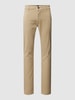 BOSS Orange Slim fit chino met steekzakken Beige