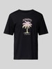 Jack & Jones T-Shirt mit Motiv-Print Modell 'ALMERIA' Black