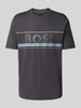 BOSS Green Regular Fit T-Shirt aus reiner Baumwolle Modell 'ICONIC ZONE' Dunkelgrau