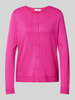 Christian Berg Woman Strickjacke mit Knopfleiste Fuchsia