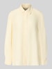Weekend Max Mara Regular Fit Langarmbluse aus reiner Seide Modell 'PALANCA' Offwhite