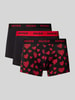 HUGO Trunks mit elastischem Label-Bund im 3er-Pack Black