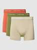 Calvin Klein Underwear Trunks mit elastischem Bund im 3er-Pack Oliv