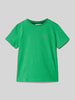 Lacoste T-shirt z detalem z logo Zielony