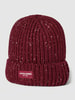 Jack & Jones Beanie in Two-Tone-Machart Modell 'CLIFF' Aubergine