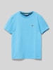 Lacoste T-shirt met logopatch Koningsblauw