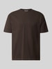 Marc O'Polo DENIM Relaxed Fit T-Shirt aus reiner Baumwolle Schoko