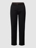 Christian Berg Woman Chino met riem Zwart