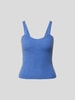 Lisa Yang Top aus Kaschmir Blau