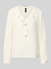 Marc Cain Relaxed Fit Bluse mit Rüschenbesatz Offwhite