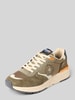 Blauer USA Sneakers met contrastgarnering, model 'RAYO' Olijfgroen