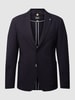 BOSS 2-knoops colbert met labeldetail, model 'Hanry' Marineblauw