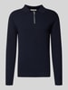 SELECTED HOMME Regular fit gebreide pullover van biologisch katoen, model 'DANE' Marineblauw