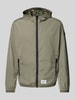 khujo Jacke mit Reißverschlusstaschen Modell 'Ferd' Khaki