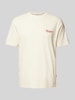 Jack & Jones T-shirt met ronde hals Ecru